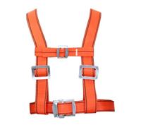Kit de harnais de sécurité avec longe - Ceinture de protection antichute réglable pour travaux en hauteur, construction et toiture, harnais d’escalade durable pour électriciens et secours