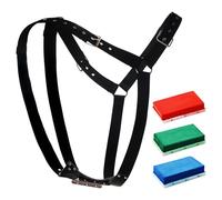 Kit de harnais d'élevage pour bélier - Marqueur de balle réglable avec 3 crayons de graisse colorés pour détection de la chaleur et gestion du bétail