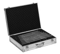 Kit De Harpe En Cristal, 8 Notes Do5 Ré5 Mi5 Fa5 Sol5 La5 Si5 Do6, Instrument De Musique Idéal For La Sonothérapie Et La Méditation, Avec Valise En Aluminium.(432HZ)