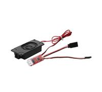 Kit de haut-parleur de Conversion de fréquence de bateau de simulation RC, entrée de groupe sonore 3.6-8V, alimenté par récepteur/batterie Lipo 2S(Powered by 2S lipo)