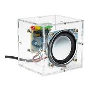 Kit de haut-parleur électronique DIY - Acrylique transparent, kit d'expérience scientifique pour les étudiants adultes, projet de bricolage éducatif pour l'enseignement des sciences scolaires | Confér