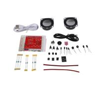 Kit de haut-parleur pour alimentation USB 5 V avec boîtier transparent et puce MHM18 pour l'apprentissage électronique et les projets de loisirs