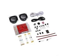 Kit de haut-parleurs à monter soi-même pour les amateurs d'électronique Module audio stéréo alimenté par USB 5 V avec boîtier transparent compatible MHM18 et puce 8002 pour (sans boîtier)