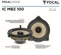 Kit de haut-parleurs coaxiaux Focal ICMBZ100 Inside 2 voies pour Mercedes...