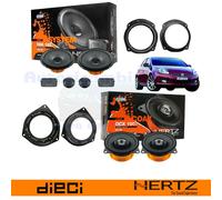 Kit De Haut-Parleurs HERTZ Avant + Arrière Pour Fiat Bravo II Depuis 2007