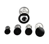 Kit de housse en métal pour cuisinière à gaz Sabaf - Couronne de flamme, 6 cache-brûleurs, 5 diffuseurs (plat)