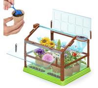 Kit de Jardinage Grow House pour Enfants, kit de Plantation avec système d'irrigation, Ensemble éducatif de Jardinage pour garçons et Filles, à Double étage (sans graines/terreau) with Light