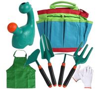 Kit de Jardinage pour - Ensemble de Jouets de Jardin Léger - Jouets de Jardinage Enfant - pour Rempotage Mélange Terre Bêchage Taille Arrosage Soin des