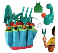 Kit De Jardinage pour,Kit de Jeu Éducatif et Ergonomique | Ensemble de Jardinage pour Les Jeunes,pour Garçons Filles Jardiniers Rempotage Mélange de Terreau Bêchage Arrosage