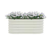 Kit de jardinière surélevée 6 en 1 en métal - Design modulaire, base ouverte, durable et polyvalent - Idéal pour légumes, herbes, fleurs et fruits - Parfait pour balcon, terrasse, jardin et serre