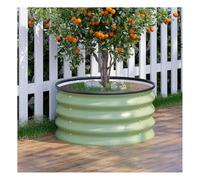 Kit de jardinière surélevée galvanisée - Jardinière d'extérieur pour cultiver des herbes, des légumes et des fleurs