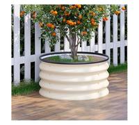 Kit de jardinière surélevée galvanisée - Jardinière d'extérieur pour cultiver des herbes, des légumes et des fleurs