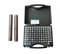 Kit de jauge à broches, pas de 1.00MM à 9.99MM, ensemble de jauges à trous de 0.001mm, outil de mesure simple 58-63HRC Mesure précise(5.00-6.00mm 101pcs)