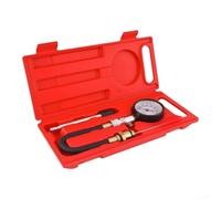 Kit de jauge de compression en laiton pour raccord en laiton M10 pour | 0-300 PSI et 0-20 bar double échelle, clair pour la lecture du cadran, test précis du cylindre, cadran noir