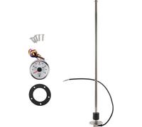Kit De Jauge Et D'UnitšŠ D'Envoi De Carburant Pour Bateau UnitšŠ D'Envoi De Carburant Marin UnitšŠ D'Envoi De Carburant En MšŠtal 24,02" 1 Set Ton Argent Noir Blanc 0-190 Ohm