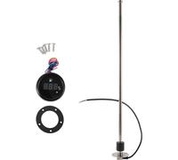 Kit De Jauge Et UnitšŠ D'Envoi De Carburant Pour Bateau UnitšŠ D'Envoi De Carburant Marine UnitšŠ Envoi Carburant MšŠtal 610Mm 24.02" De Longueur 1 Ensemble Ton Argent Noir 0-190 Ohm