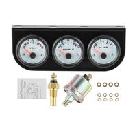 Kit de jauge triple universel pour voiture température de l'eau + volts + compteur de pression d'huile bricolage calibre)