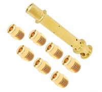 Kit de jet de carburateur de rechange pour Predator 212 cc 196 cc, 7 jets principaux .032-.038 avec tube d'émulsion, kit de réglage du flux d'air amélioré pour GX140, GX160, GX200, pour mini moteur de