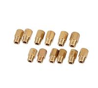 Kit de Jet Principal de Carburateur, 12 Pièces de Jets Principaux de Type Hexagonal en Laiton, Remplacement pour VM TM TMX 210 220 230 240 250 260 270 280 290 300 310 320