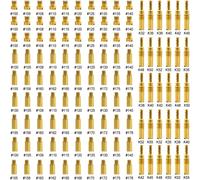 Kit de Jet principal de carburateur 40 et 120 pièces comprenant 90 Jets principaux et 30 pièces de Jet pilote lent pour PWK CVK PE Keihin OKO Carb KOSO Polini 40PCS