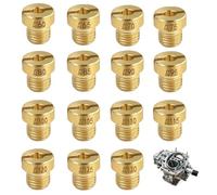 Kit de Jet Principal de Carburateur, Gicleur Principal de Propane et de Butane,15 Pièces M6#60 - #130 Gicleurs Principaux, 12 et 17,5 mm Taille, Remplacement pour Carburateur Dellorto PHBG VHBT