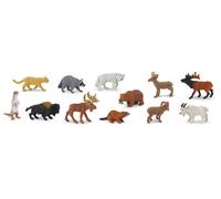 kit de jeu Animaux sauvages américains junior 4-7,5 cm 48 pièces