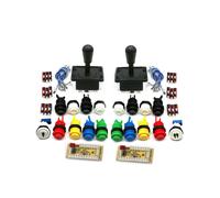 Kit de Jeu D'Arcade DIY Zero Delay USB Board Controller pour PC pour Raspberry Pi US Style Joystick Happ Bouton Poussoir Player Part