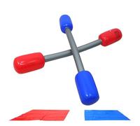 Kit de jeu de gladiateur gonflable - Jeu de bâtons gonflables - Jeu de duel - Lieu de bataille en mousse durable pour fêtes de jardin, jeux de sports d'été interactifs, équipement de fête pour adultes