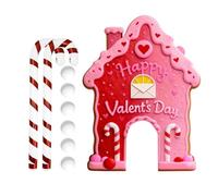 Kit de Jeu de Golf en d'épice - Bois+ABS, 13,7 Pouces, Mini Golf en Bois, activité d'intérieur | Candy Cane Holiday Design, Family Mini Game Set pour la Maison, la Chambre, Le Bureau, Les fêtes