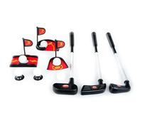 Kit de Jeu de Golf pour Enfants : 3 battes, 6 balles, Trous et Drapeaux - Divertissement en Plein air pour Petits golfeurs - Jeu pour Enfants