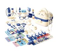 Kit de jeu de médecin, jeu de rôle pour , avec design de valise, jeu de rôle, kit de jeu médical, jeu de docteur, utilisation polyvalente, avec éclairage et effets sonores, pour et