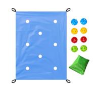 Kit de jeu de team building - Exercice de groupe Hole Tarp, équipement d'activités coopératives, jeu amusant interactif | Kit de défi d'équipe éducatif pour les réunions sur le lieu de travail, à