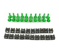 Kit De Jeu De Vis Carénage De Pare-brise Accessoires Modifiés Jeu De Vis Écrou De Remplacement Boulon Écrou De Clip Pour CBR900RR 1000RR Boîte outils(Green)