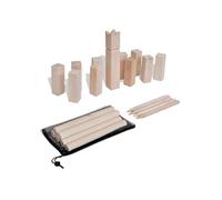 Kit de jeu Kubb en bois Beige G