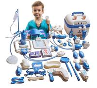 Kit de jeu médical pour - Simulation de médecin Set avec | Jouet éducatif pour faire semblant d'être un médecin et portable pour les jeux de rôle, kit de soins médicaux