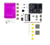Kit de jeu Pocket 51 Microcontrôleur Circuit électronique Expérience d'enseignement Module de pratique de soudure