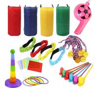 KIT DE JEUX ET D'AMUSEMENT POUR L'ANNIVERSAIRE DES ENFANTS 32 pièces