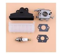 Kit de Joint carburateur, Filtre à air, Bougie d'allumage, Compatible avec tronçonneuse MS250 MS230 MS210 025 023 021 WT-286