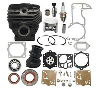 Kit de joint de bougie d'allumage de piston de cylindre de 41 mm pour Husqvarna 135 140 135E 140E Tronçonneuse goupille de remplacement pièces de rechange S