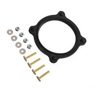 Kit de joint de bride de sol en silicone pour toilettes de camping-car - Compatible avec les modèles Dometic for Sealand - Joint noir et kit de montage pour réparation de fuites