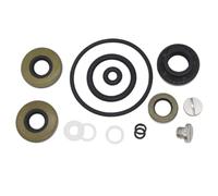 Kit de joint de carter d'engrenage inférieur avec vis de vidange 396350 compatible avec les pièces marines modèles de moteurs hors-bord 8 9,9 10 15 Compatible avec numéro de pièce 0396350 18-2656