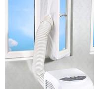 Kit de joint de fenêtre pour climatiseur - Tissu d'étanchéité portable - Isolation thermique - Pour climatiseurs mobiles, longueur réglable 300 à 400 cm (400 cm)