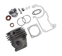 Kit de joint de piston de cylindre 42 mm compatible avec MS 240 et 024 AV Tronçonneuse de remplacement pour pièce 1121 020 1200 avec roulement à aiguille de bougie d'allumage Cylindre de carter de