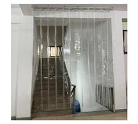 Kit de Joint de Porte à lamelles en PVC Haute résistance - 150 x 220 cm, idéal pour Les entrepôts, Les marchés et Autres lieux. Facile à Installer, résistant aux intempéries, écoénergétique