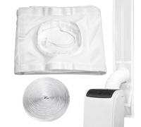 Kit De Joint De Porte Coulissante - Climatiseur Et Séchoir Portables Réglables | Ensemble D'isolation Sur Le Temps De Résistance Intempéries, Kit De Structure De Cordon Pour Tuyau D'échappement De