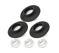 Kit de joint de rechange pour vanne de vidange de toilettes avec 3 anneaux en silicone pour Ideal Standard SV01967 prenant en charge l'installation répétable et l'intégrité du joint (noir)