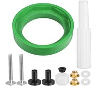 Kit de Joint de Réservoir pour Cuvette de Toilettes, Réparation Rapide | Nbr Caoutchouc, Ajustement pour Réservoirs Standard, Visserie et Notice Incluses, Entretien Sanitaire