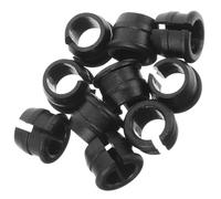 Kit de Joint de Tige de Valve Presta Noir, 10 Pièces en Plastique | Vélo Hybride et Route, Conversion de Valve, Gonflage des Pneus, Lot Pratique