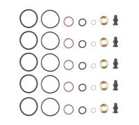 Kit de joint d'étanchéité de buse de pompe 1417010999, Kit de réparation de joint d'injecteur de carburant Compatible avec les moteurs TDI 1,2l 1,4l 1,9l 2,0l 2,5l 5 ensembles