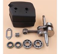 Kit de Joint d'étanchéité d'échappement for Vilebrequin, palier de Vilebrequin, adapté aux pièces de Moteur de tronçonneuse HUS 61 268 272